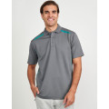 Sustainable Poly/Cotton Contrast Polo Top